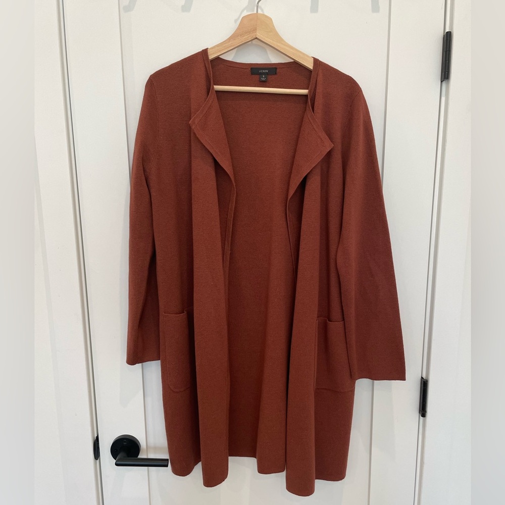 J. Crew Juliette Collarless Sweater-Blazer